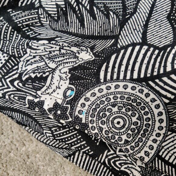 Floral Black and White Mini Dress - Picture 8 of 8